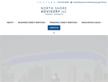 Tablet Screenshot of northshoreadvisory.com